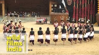 Dance of celebration and festivity by Angami Naga tribe