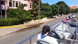 CUBA, VARADERO, TOUR DE BUS part 1