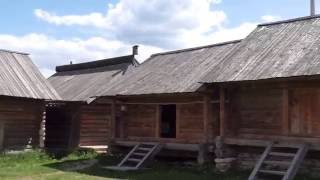 Музей Лудорвай Ижевск. Деревянные дома и бани. Ветряная мельница.