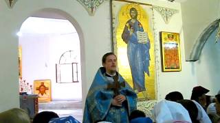 2016.08.28. Проповедь иерея Романа Зимина в праздник Успения Пресвятой Богородицы