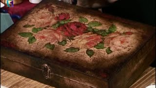 Декупаж. В технике "шебби шик" декорируем шкатулки. Мастер класс. Наташа Фохтина