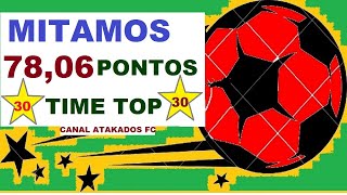TIME TOP 30 #rodada 30#dicas para pontuar#cartolafc#melhores jogadores da rodada 30