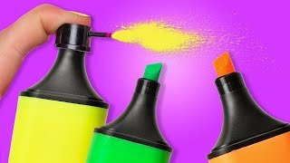 25 ASTUCES SYMPA AVEC DES MARQUEURS