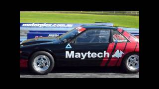 9 Second RB26 Drag Redback NIssan S13 Silvia 9.76 @ 141mph Perth Motorplex.