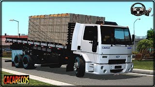 ETS 2 - 1.27 - FORD CARGO 2428 QUALIFICADO DO MAIKINHO CARREGADO DE CAIXAS VAZIAS + LOGITECH G27