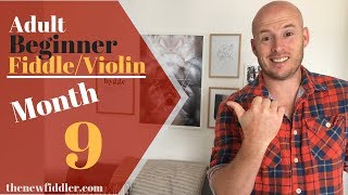 Adult beginner violin/fiddle progress month 9