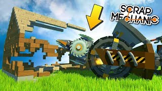 БУРОВАЯ УСТАНОВКА ПРОТИВ ДОМА !!! МУЛЬТИК в Scrap Mechanic !!! СКАЧАТЬ СКРАП МЕХАНИК !!!