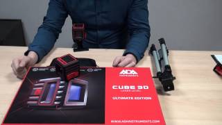 Лазерный уровень (Построитель лазерных плоскостей, нивелир)  ADA Cube 3D Ultimate Edition