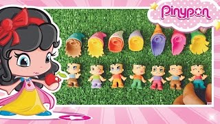 Blanche Neige et les 7 nains chez les Pinypon !