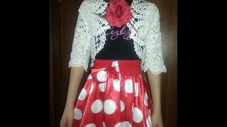 Болеро каприз Вероники  часть 1 (Knitted bolero)