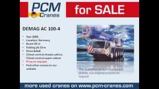 Used mobile crane DEMAG AC 100-4 2009 for sale from Germany
