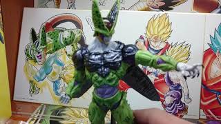 ドラゴンボールZ BANPRESTO WORLD FIGURE COLOSSEUM造形天下一武道会其之四セル通常カラーver.究極の生命体!!頭部の脳みそ中身別パーツ凄すぎる(;o;)