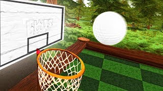 WORLDS HARDEST GOLF BASKETBALL LONGSHOTS! (Golf With Friends Funny Moments)