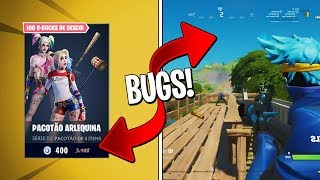 FORTNITE SKIN DA ARLEQUINA BUGADA E MIRA BUGADA
