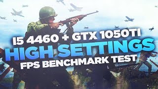 Call of Duty: WWII Open Beta | I5 4460 & GTX 1050TI | HIGH SETTINGS | FPS Test