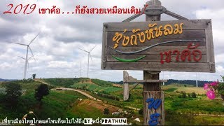 ทุ่งกังหันลม เขาค้อ จ.เพชรบูรณ์ ชมดอกไม้ไร่GB,ฟอร์มูล่าม้ง,ชมวิวกังหันลมกระท่อมกาแฟ