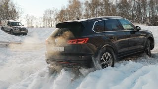 Туарег 2019 против ПРАДО! Вот ТАК ЗАКАНЧИВАЮТСЯ ВЕЛИКИЕ противостояния. Оффроад сравнение