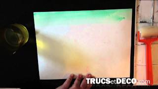 Technique du lavis sur papier en aquarelle - Tutoriel par trucsetdeco.com