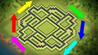 Never Lost Th9 Trophy Base (Best CoC Th9) Town Hall 9 Undefeated Trophy Base | Th9 Trophy Base Setup