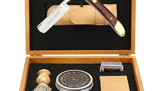 Naked Armor Solomon Straight Razor Shaving Gift Box Kit!