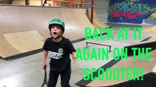 BACK AT IT AGAIN ON THE SCOOTER