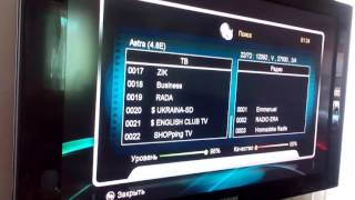 Слепой поиск каналов на спутниковом тюнере skyprime