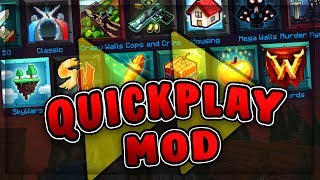QuickPlay Mod ⏩ SHOWCASE! - Join any Hypixel game INSTANTLY