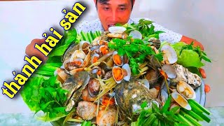 Lực tàng tv || LÀM MÂM HẢI SẢN  NGHÊU - SÒ - ỐC - HẾN - KHỔNG LỒ