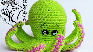 Амигуруми: схема Осьминожек. Игрушки вязаные крючком - Free crochet patterns.