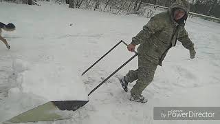 Самодельная лопата для уборки снега