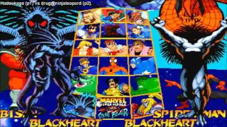 [HD] - Fightcade - Marvel Super Heroes Vs Street Fighter - Hadoukage(USA) Vs Drug@ninjaleopard(USA)