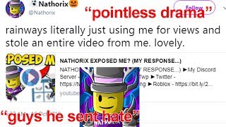 Nathorix contradicts himself hard and lies to his own fanbase.