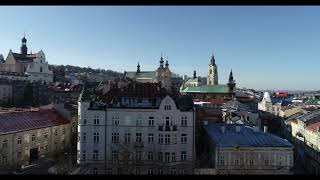 Przemyśl 2019 4K Dron Zima