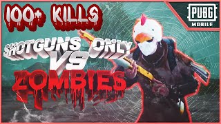 SHOTGUNS ONLY vs ZOMBIES! | PUBG Mobile