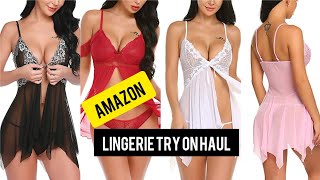 AMAZON LINGERIE TRY ON HAUL