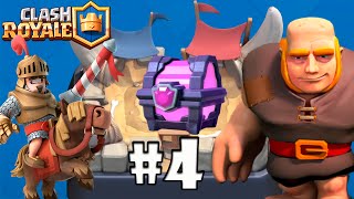 Clash Royale #4 ARENA 2 Ganhamos o Epico Principe e BAU MAGICO