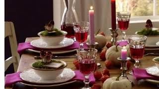 Simple Dining table decorating ideas