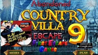 Abandoned Country Villa Escape 9 walkthrough FEG.