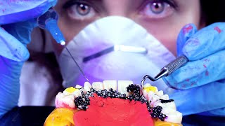 Limpieza de dientes extrema | Asmr roleplay visita odontológica | ASMR Español | Asmr with Sasha