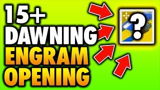 Destiny 2 - OPENING 15+ DAWNING ENGRAMS! (Destiny 2 EVERVERSE ENGRAM OPENING)