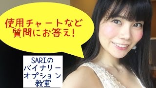 【バイナリーオプションブログ】使用チャートなど質問にお答え！小田川さり3月30日解説動画