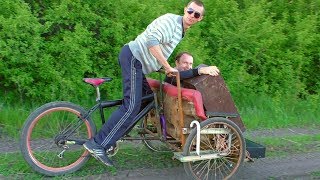 ✅Диван на колёсах ? Расколбас и море позитива обеспечено ☺ Вело-Рикша