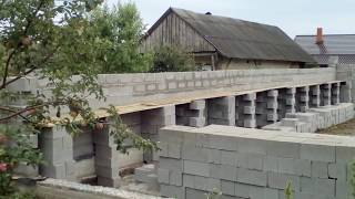 Стіна з шлакоблока. Шлакоблоки чи цегла ? Будова з шлакоблоків. Мурівка шлакоблоками.