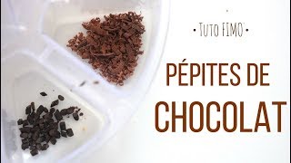 FAIRE DES PÉPITES DE CHOCOLAT ? | Fimo