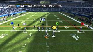 MaddenMasterMind vs Moss2Chappy in Madden 12 Online Match