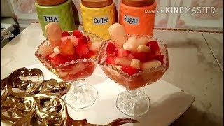 طريقة تحضير سلطة الفواكه????? بطريقة سهلة و بنة خيالية????