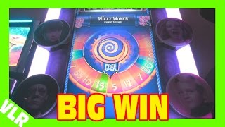 WILLY WONKA - MAX BET BIG WIN - Slot Machine Bonus