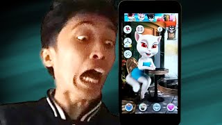 ♫ TALKING ANGELA BERBAHAYA? Jangan main jam 3 pagi? - Lagu Meme Vesona