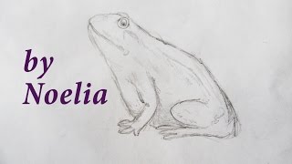 How to draw a frog/ как нарисовать лягушку