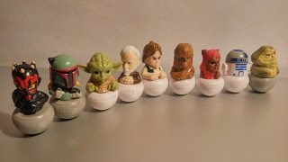 Фигурки Звездные войны из ГМ Магнит! Распаковка 9 пакетиков!